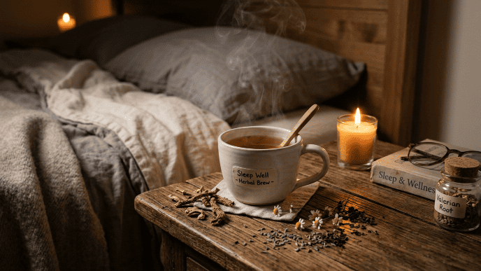 chá de valeriana para dormir